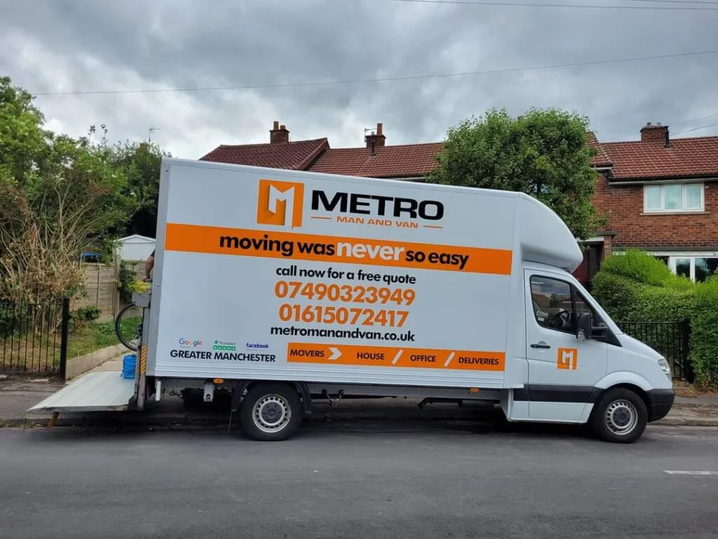 Removals company truck