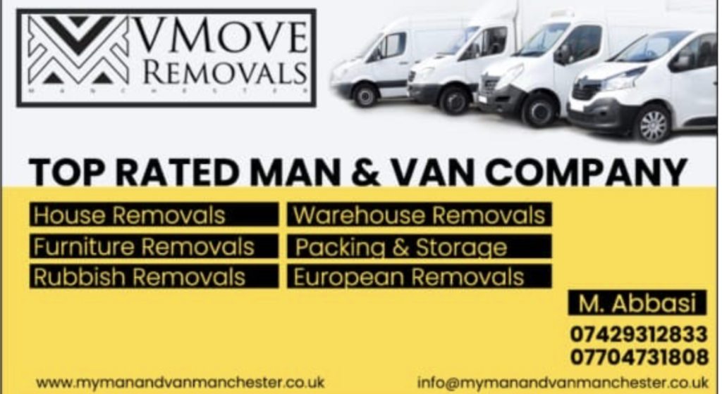 Man and Van Manchester Removals UK