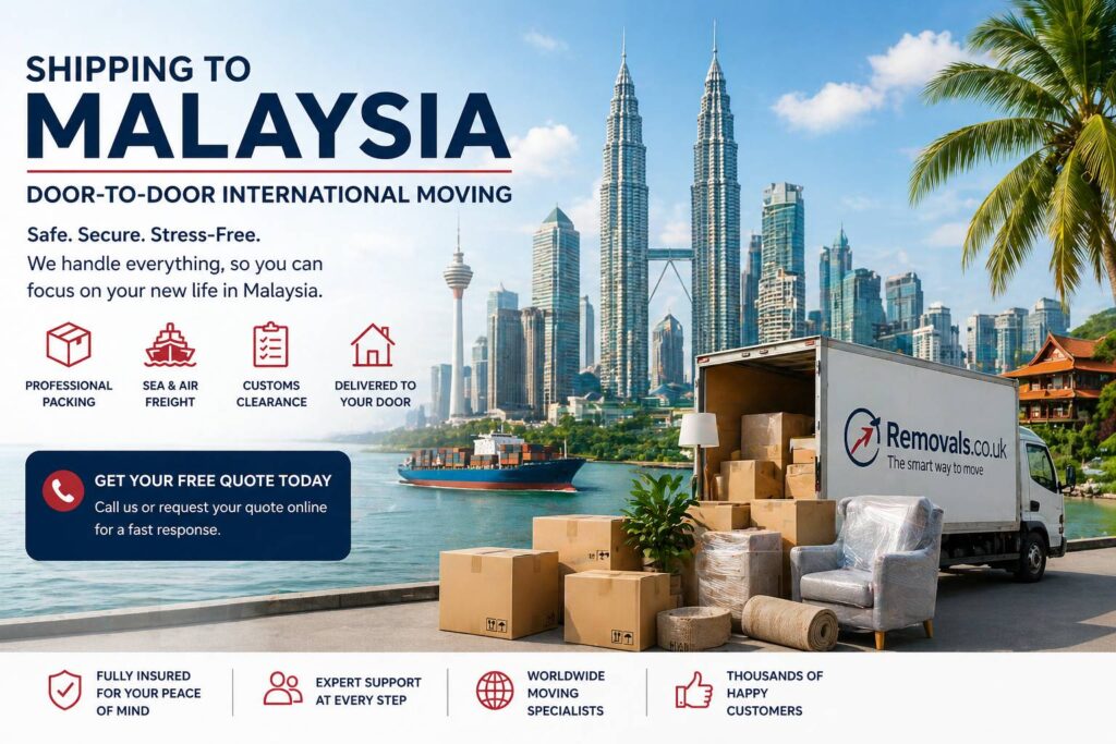 Shipping to Malaysia from the UK